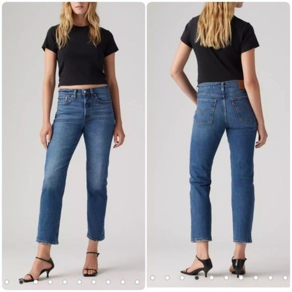 Levi's Blue Straight Leg Women's Jeans